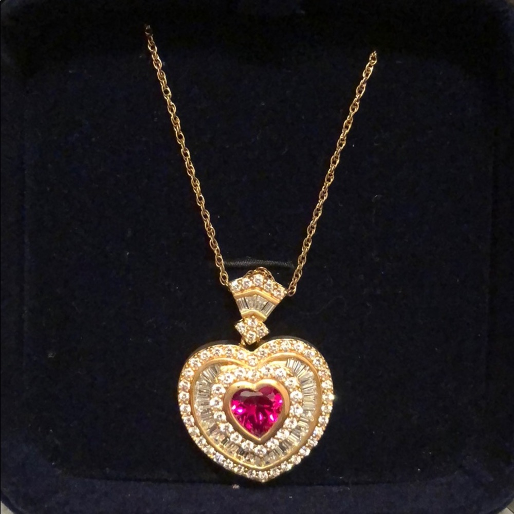 Beautiful Cupid’s Heart Pendant